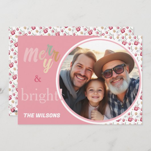 Hot Cocoa Holiday Parco Tassino Feiertagskarte (Vorne/Hinten)