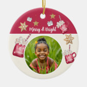 Hot Cocoa Holiday Parco Tassino Keramik Ornament (Vorne)