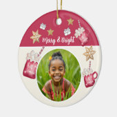 Hot Cocoa Holiday Parco Tassino Keramik Ornament (Links)