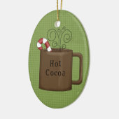 Hot Cocoa Keramik Weihnachten Keramikornament (Links)