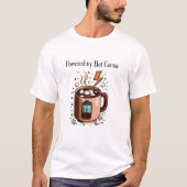 “Hot Cocoa Lover Men’s Shirt – Powered by Hot Coco (Vorderseite)