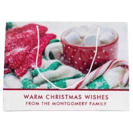 Hot Cocoa Marshmallows & Candy Cane Weihnachten Große Geschenktüte