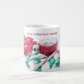 Hot Cocoa Marshmallows & Candy Cane Weihnachten Kaffeetasse (Mittel)