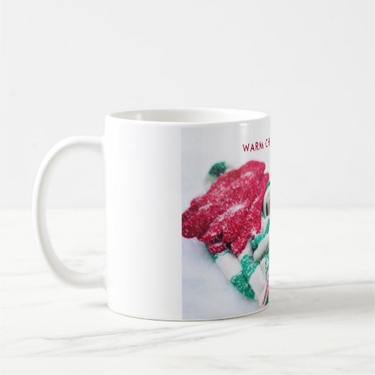 Hot Cocoa Marshmallows & Candy Cane Weihnachten Kaffeetasse (Links)