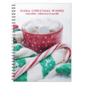 Hot Cocoa Marshmallows & Candy Cane Weihnachten Notizblock (Vorderseite)
