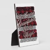 Hot Cocoa Plaque Fotoplatte (Seite)