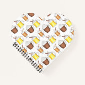 Hot Cocoa Rum Eggnog Winterurlaub Getränke Weihnac Notizblock (Vorderseite)