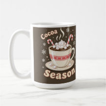 Hot cocoa season holiday merry christmas