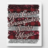 Hot Cocoa serviert hier Fotoplatte (Vorderseite)