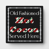 Hot Cocoa serviert hier Fotoplatte (Vorderseite)