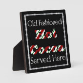 Hot Cocoa serviert hier Fotoplatte (Vorderseite)