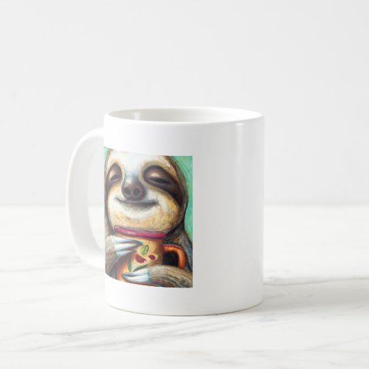 Hot Cocoa Sloth Tasse (Vorderseite Links)