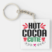Hot Cocoa Süsse - Weihnachten Schlüsselanhänger (Vorderseite)