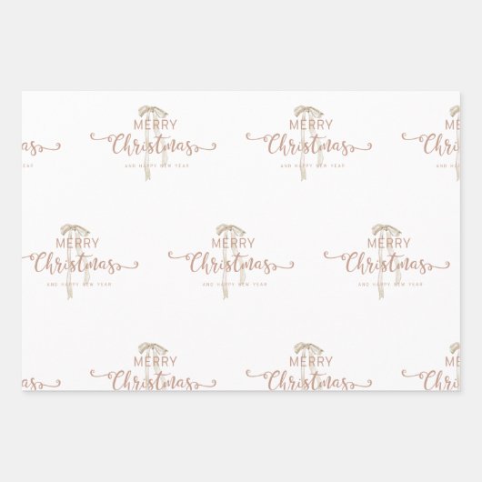 Hot Cocoa Tasse 3-Pack Weihnachtsgeschenk Wrap Geschenkpapier Set (Vorderseite 3)