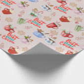 Hot Cocoa Themed, Christmas Geschenkpapier (Ecke)