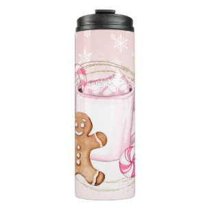 Hot Cocoa und Ginger Cookie Travel Mugs Thermosbecher