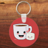 Hot Cocoa und Marshmallow Schlüsselanhänger (Vorderseite)