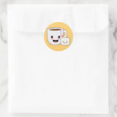 Hot Cocoa und Marshmallow Stickers (Tasche)