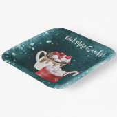 Hot Cocoa und Marshmallow Twin Baby Dusche Pappteller (Gewinkelt)