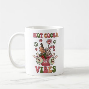 Hot Cocoa Vibes Heiße Schokolade Weihnachten Kaffeetasse