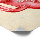 Hot Cocoa Weihnachten Mauer Deco Poster (Ecke)