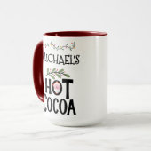 Hot Cocoa Weihnachten Weihnachten und Individuelle Tasse (Vorderseite Links)