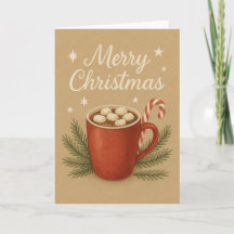 Hot Cocoa Weihnachtskarte