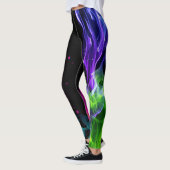 Hot Colorful Fire Flame Smoke Leggings (Links)