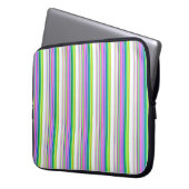 Hot colorful neon stripes laptopschutzhülle (Vorderseite Links)