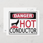 Hot Conductor Postkarte (Vorne/Hinten)