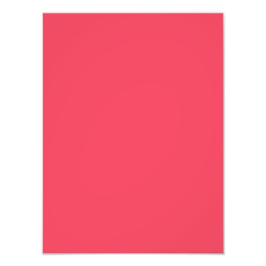 Hot Coral Pink Personalisiert Neon Lachs Hintergru Fotodruck (Vorne)