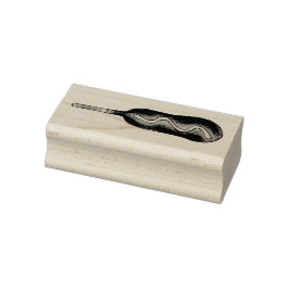 Hot Corndog mit Senf Fair Food Briefmarke Gummistempel