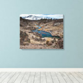 Hot Creek Gulch Leinwanddruck (Insitu (Holzboden))