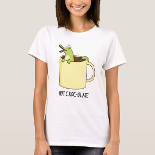 Hot Croc Colate Funny Crocodile Pun T-Shirt
