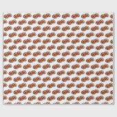 Hot Cross Buns Britische Backgebäck Geschenkpapier (Flach)