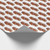 Hot Cross Buns Britische Backgebäck Geschenkpapier (Ecke)