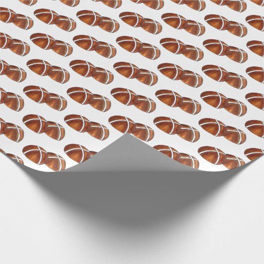 Hot Cross Buns Britische Backgebäck Geschenkpapier (Ecke)