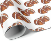 Hot Cross Buns Britische Backgebäck Geschenkpapier (Rolleneckpunkt)