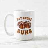 Hot Cross Buns Britische Backgebäck Kaffeetasse (Links)