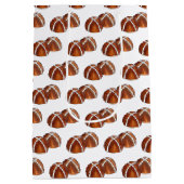 Hot Cross Buns Britische Backgebäck Mittlere Geschenktüte (Rückseite)