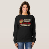 Hot Cross Buns Buns American Flag Sweatshirt (Vorne ganz)