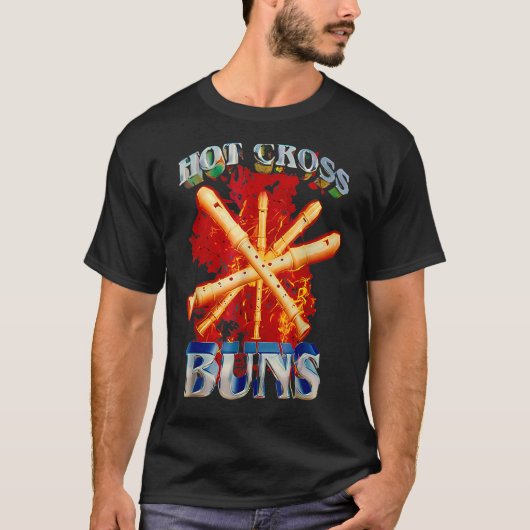 Hot Cross Buns Funny T-Shirt (Vorderseite)