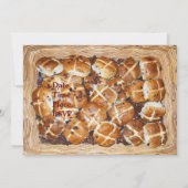 Hot Cross Buns Osterkörbe #1 Einladung (Rückseite)