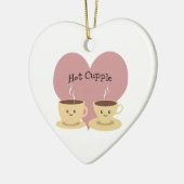 Hot Cupple! Keramik Ornament (Links)