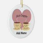 Hot Cupple! Keramik Ornament (Rechts)