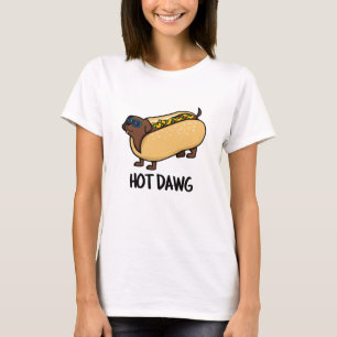 Hot Dawg Funny Hot Dog in einem Bun Puff T-Shirt