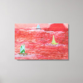 Hot Day Segelsport Leinwanddruck