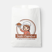 "Hot Deals, Cool Threads – Chef Design Sale!" Geschenktütchen (Vorderseite)