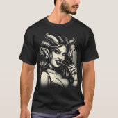 Hot Devil Woman T-Shirt (Vorderseite)
