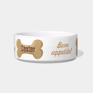 Hot Diggity_Bone Appetit_personalisierter Dog Bone Napf
